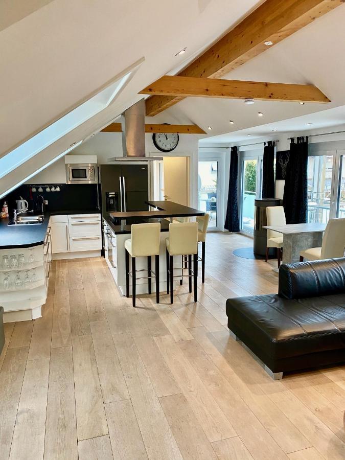 Luxurioeses Studio Im Zentrum, Balkon, Kamin, Klima Lejlighed Ravensburg Eksteriør billede