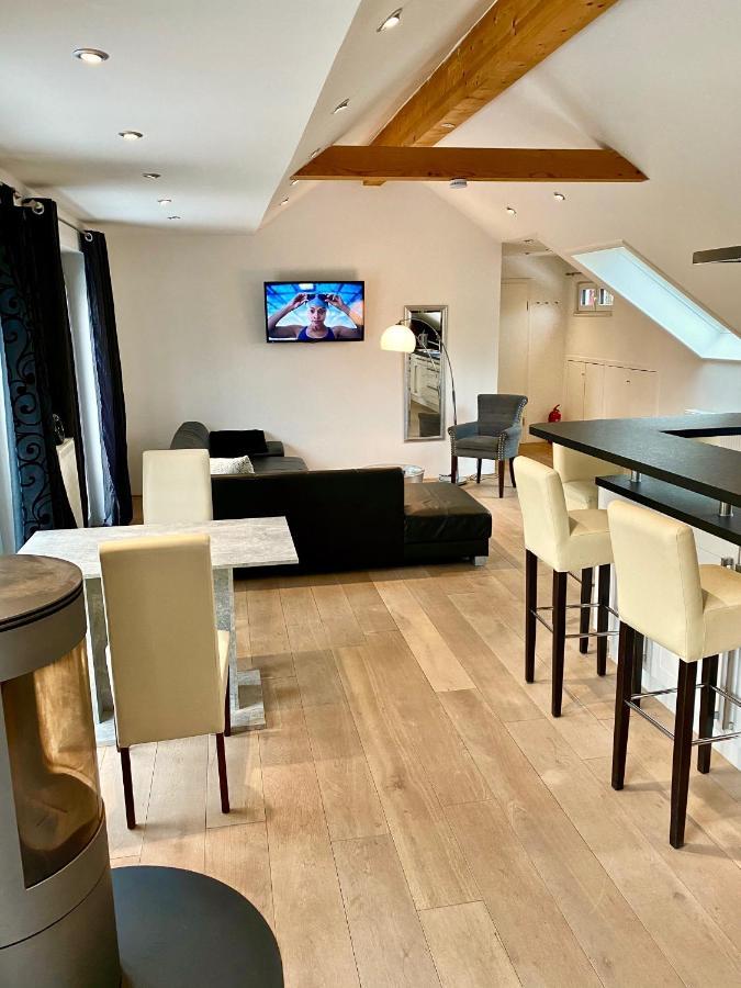 Luxurioeses Studio Im Zentrum, Balkon, Kamin, Klima Lejlighed Ravensburg Eksteriør billede