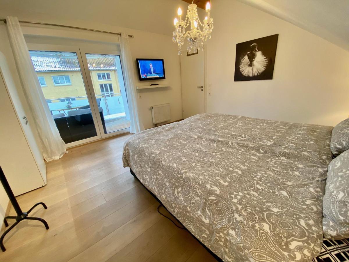 Luxurioeses Studio Im Zentrum, Balkon, Kamin, Klima Lejlighed Ravensburg Eksteriør billede