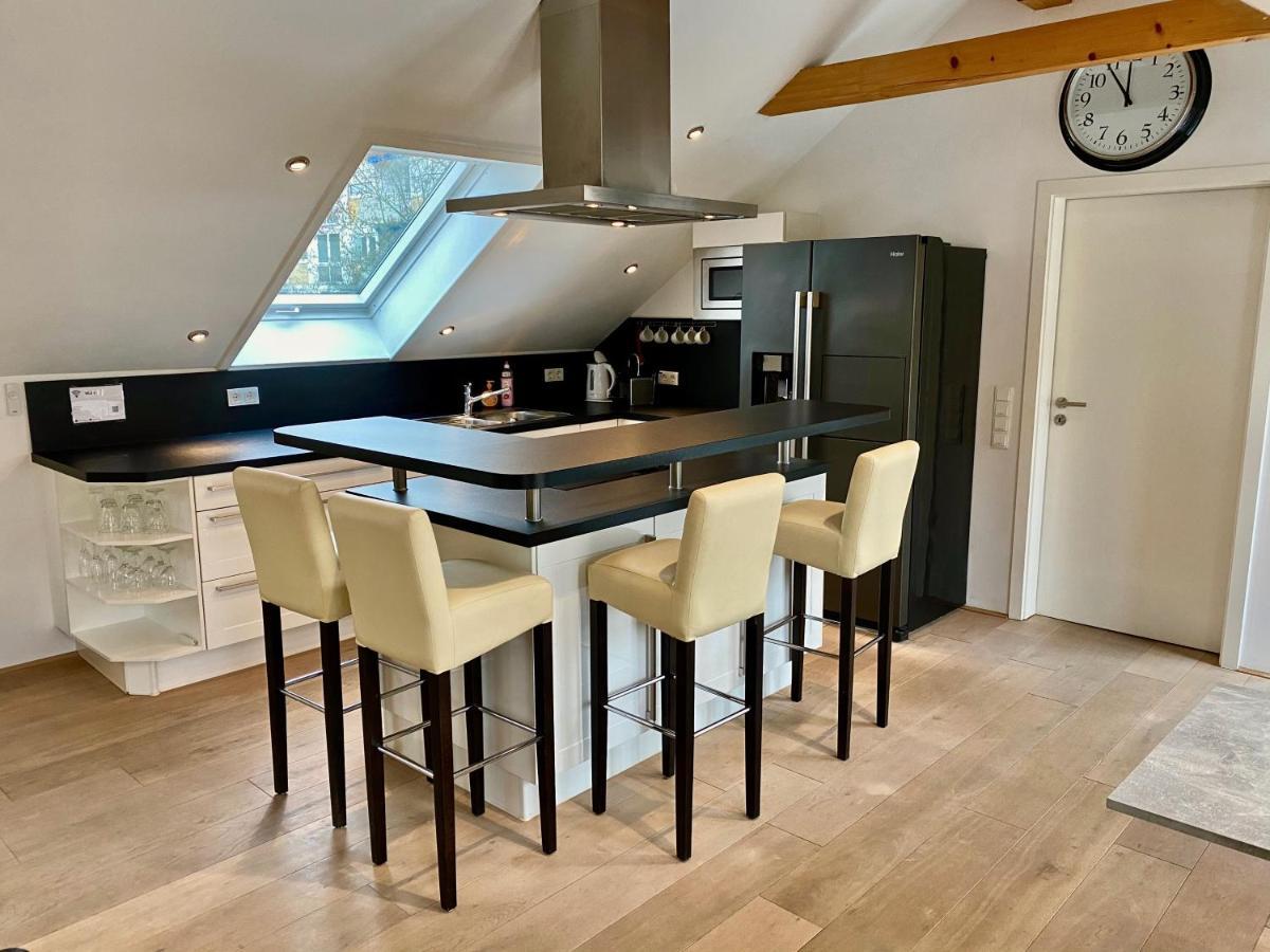 Luxurioeses Studio Im Zentrum, Balkon, Kamin, Klima Lejlighed Ravensburg Eksteriør billede